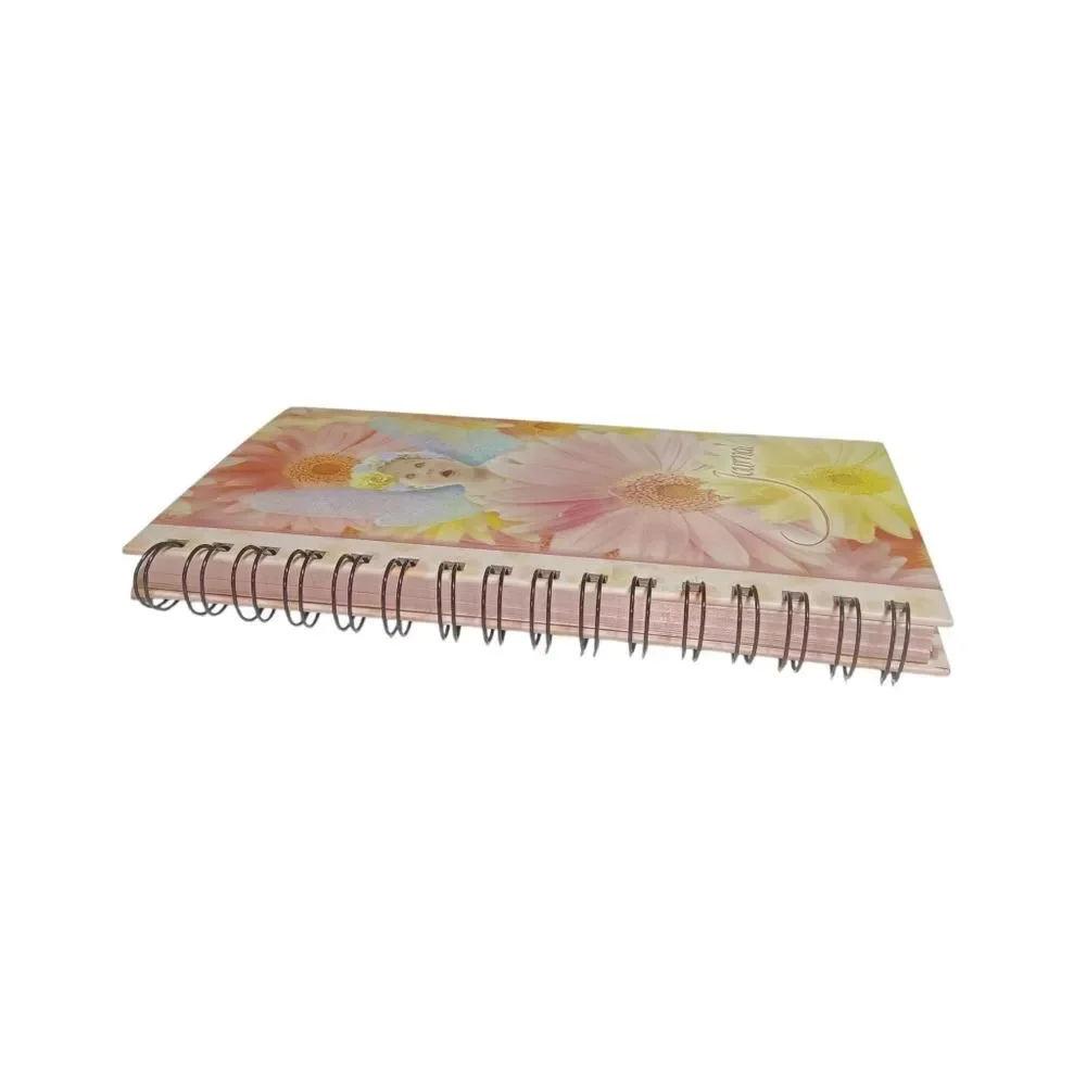 Kathleen Francour Flitterbyes Spiral Journal Floral Fairy Baby Lined Notebook